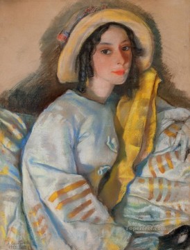ロシア Painting - マリエッタ・フランゴプロの肖像画 1922 ロシア